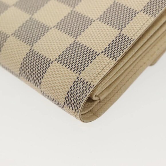 LOUIS VUITTON Damier Azur Portefeuille Alexandra Wallet N63068 LV Auth 130788 - Picture 3 of 16
